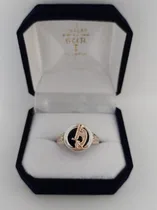 Comprar Anillo Profesión- Oficio Laboratorista Plata , Oro Y Ónix 