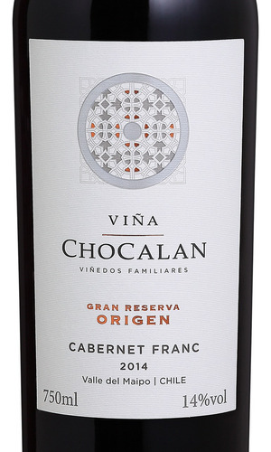 Vinho Chocalan Origen Gran Reserva Cabernet Franc 750ml