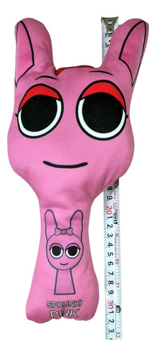 Peluches Sprunki 25 A 30 Cm En Varios Modelos - Rosa Chicle