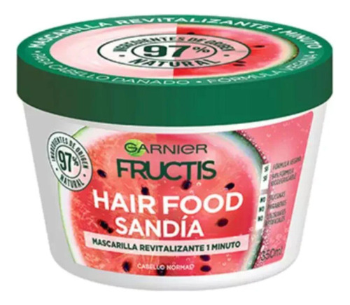 Fructis Hair Food Sandia Tratamiento 350ml
