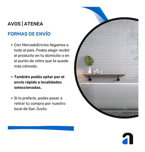 Imagen 9 de 10 de Porta Papel Higiénico Baño 100% Metal / Avos Atenea Sale