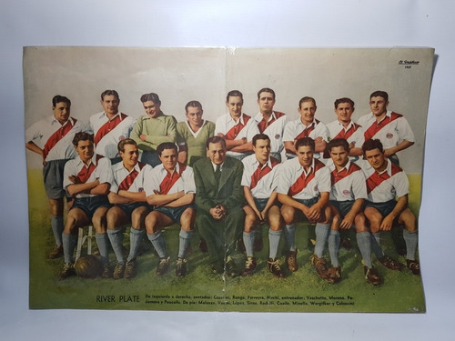 River Plate Lámina El Gráfico 1937 Mag 57260