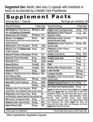 Emerald Labs Multivitamínico Completo Diario 30 Cápsulas