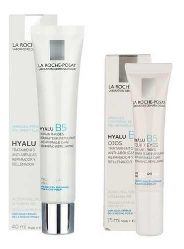 La Roche-posay Hyalu B5 Crema + Hyalu B5 Ojos Ácido Hialurón