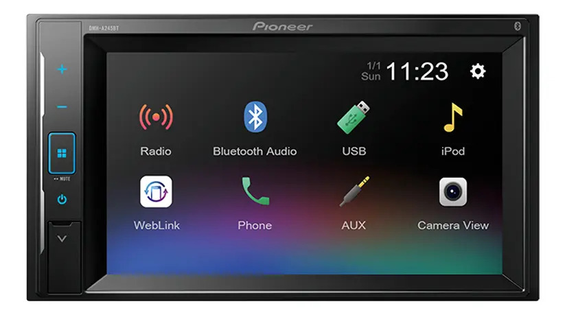 Estéreo Pantalla Pioneer Dmh-a245bt Weblink Bluetooth Usb