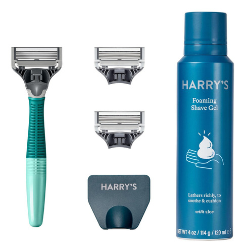 Harry's Maquinillas De Afeitar Para Hombre: El Kit De Afeit.