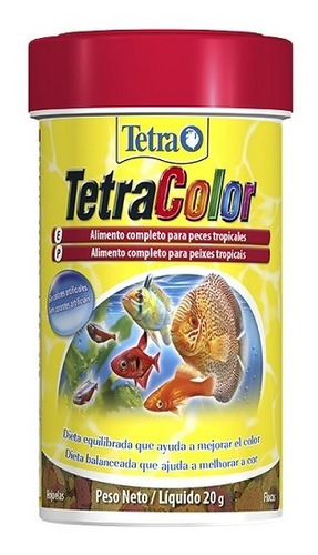 Color Flakes 20g/100ml Alimento P/ Realce De Cores Em Flocos