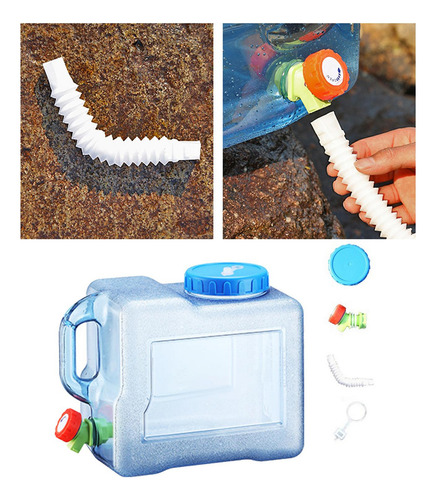 Recipiente De Agua Para Acampar Con Grifo 8 Litros