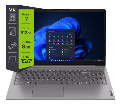 Notebook V15 G4 Ryzen 7 7730u 8gb Ssd 512gb 15.6 Fhd Free Vx