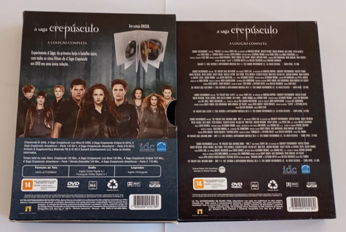 Box Dvd A Saga Crepúsculo Coleção Completa (Usado)