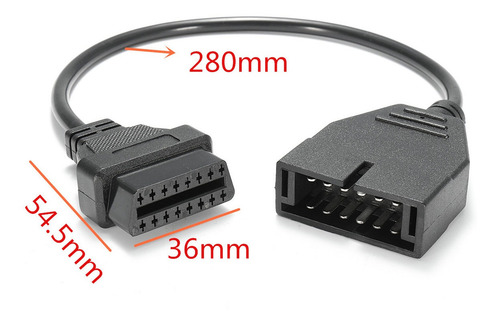 Cable Adaptador De Conector Obd1 A 16 Pines Obd2 Para Gm Che