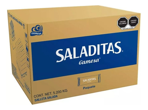 Saladitas Gamesa Con 400 Piezas De 13 Gramos C/u 
