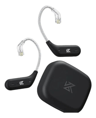 Transmissor Bluetooth Fone De Ouvido Auricular Kz Az09 C/ Nf Preto