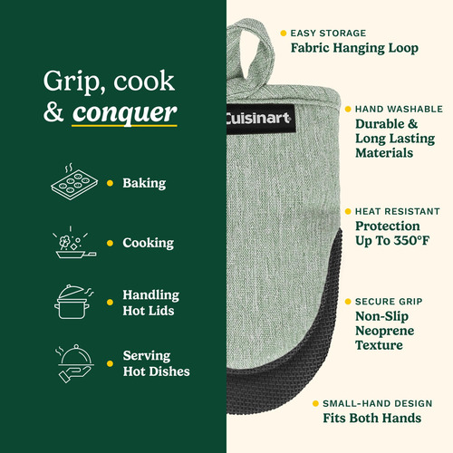 Guantes De Horno Cuisinart Mini Resistentes Al Calor, 14 Cm