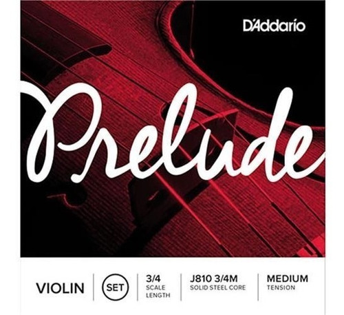 Encordado Daddario J8103/4m Prelude P/ 3/4 Tension Media