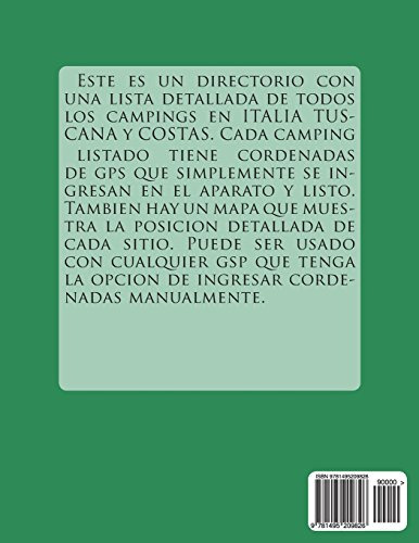 Guia De Campings En Italia Tuscana (con Data De Gps Y Mapas