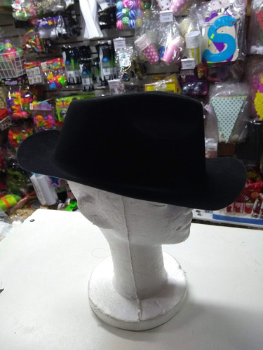 Imagen 2 de 3 de Gorro Sombrero Tanguero Guapo Plastico Afelpado Cotillon