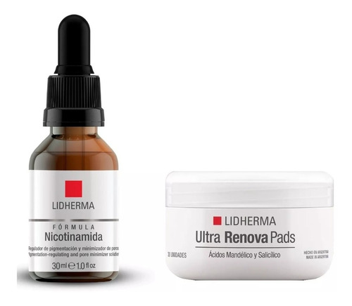 Ultra Renova Pads Salicílico + Nicotinamida Lidherma 