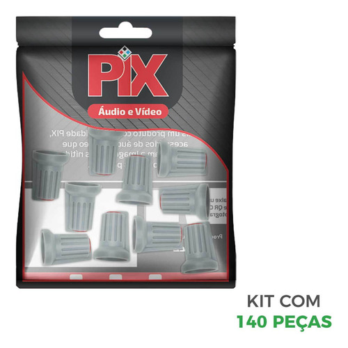140x Botão Knob Chave Para Potenciômetro Kh77 - Vermelho