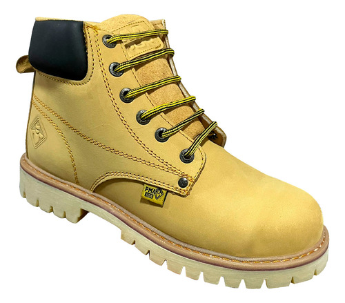 Bota Miel Nobuck Hombre Caballero Trabajo Pma Industriales