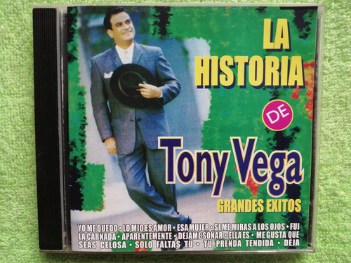 Eam Cd La Historia De Tony Vega 12 Grandes Exitos 1994 Rmm 