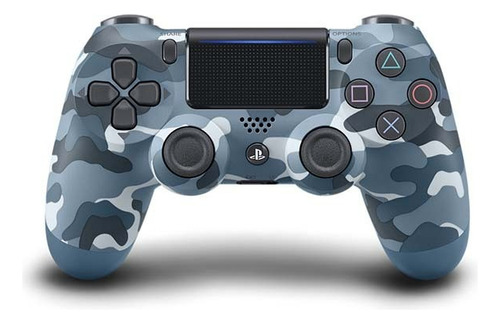 Joystick Generico Ps4 Camuflado Azul -  Soy Gamer