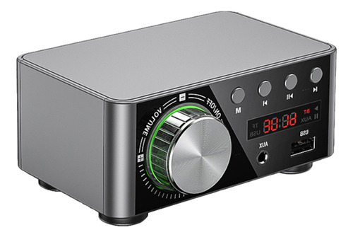 Amplificadores De Sonido Audio Sliver Digital Amp Bt5.0 Aux