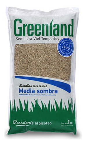 Pack X 10 Semillas De Césped 500 Gr Media Sombra Greenland