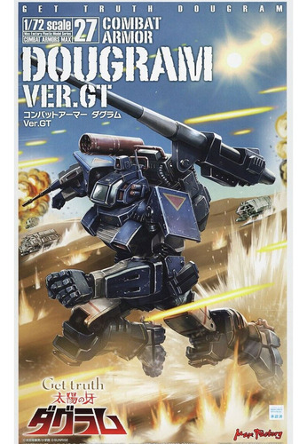 Armaduras de combate Fang Of The Sun Dougram Max27 1/72 modelo Ki
