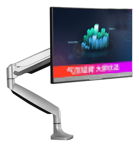 Soporte Para Tv Monitor Altura Ajustable Brazo Giratorio 75