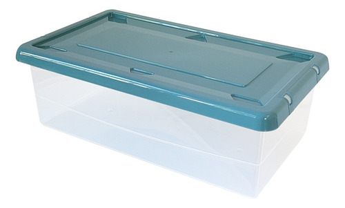 Caja Plástica Organizadora De Zapatos Apilables 38x22cm X15u