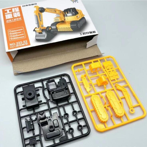 4 Piezas Vehículos De Construcción Modelos De Tambor De