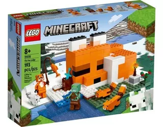 Lego Minecraft El Refugio Del Zorro 193 Piezas