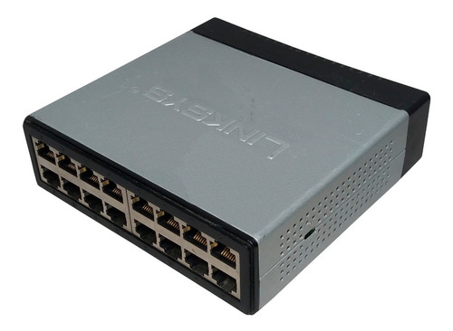 Switch Linksys 16 Puertos Ethernet Escritorio 100mb Uso Rudo (Usado)