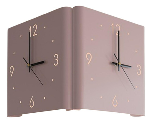 Reloj De Pared De Doble Cara Reloj Colgante Para Rosa Claro