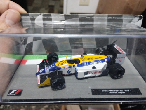 Coleccion Autos F1, Williams Fw11b, N. Piquet, Num 54
