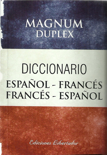Diccionario Esp/fran Fran/esp Magnum Duplex - Varios Varios