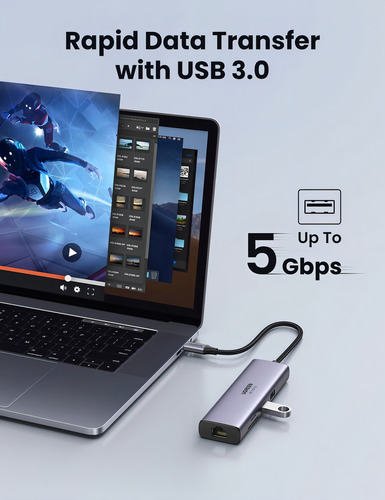 Hub Adaptador Multifunción Usb-c Ethernet Ugreen