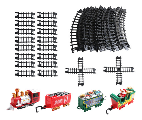 Tren Eléctrico De Juguete Clásico Rail Toys, Juego De Tren