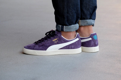 puma clyde grape