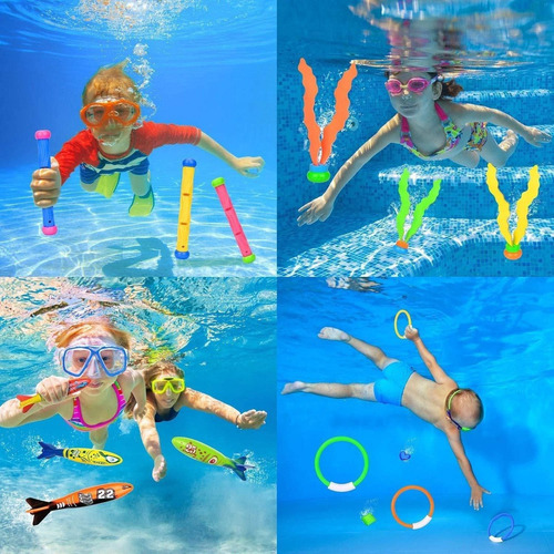 Kit De Juguete De Buceo De La Piscina 22pcs
