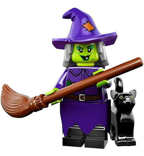 Lego Series 14 Monster Cmf Minifigura Wacky Witch & Cat - Ha