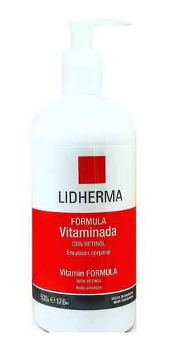 Vitaminada Con Retinol Antiage Hidratante Corporal Lidherma