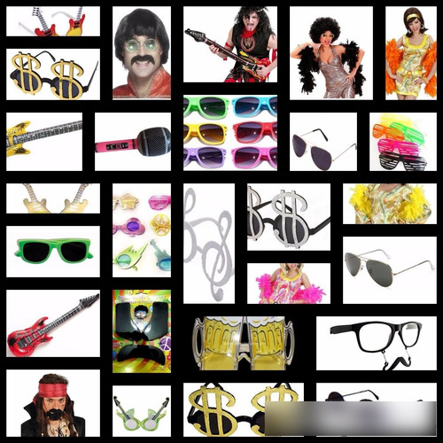 Imagen 5 de 9 de Tanda Cotillon Retro Años 70s 80s- Disco Hippie Premium