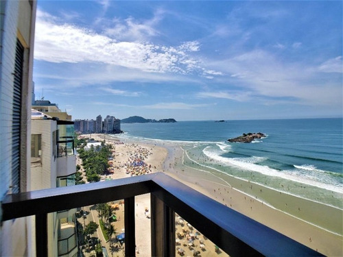 Imagem 1 de 28 de Praia Das Pitangueiras - Beira Mar - Vista Total - 3 Suites - 1 Vaga De Estacionamento - Ap4491 - 34711391