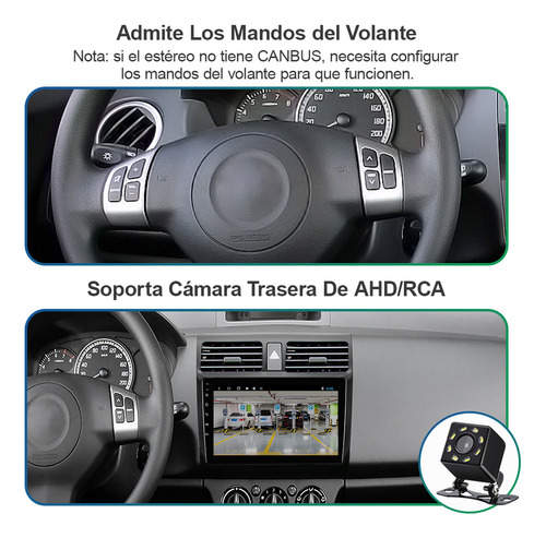 Cj-x Estéreo Carplay 2+32gb Para Suzuki Swift 2003-2010 100