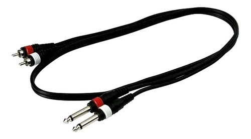 Warwick Cable 2 Plug X 6,5m A 2 Rca X 1 Mt Rcl 20931 D4 P