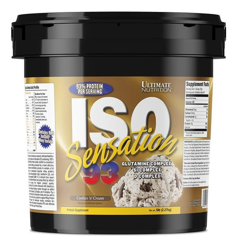 Ultimate Nutrition | Iso Sensation Whey Isolate | 5lb | Cocr