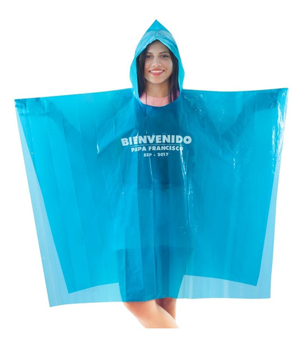 Capa Impermeable De Plastico Para La Lluvia Poncho Cobertor