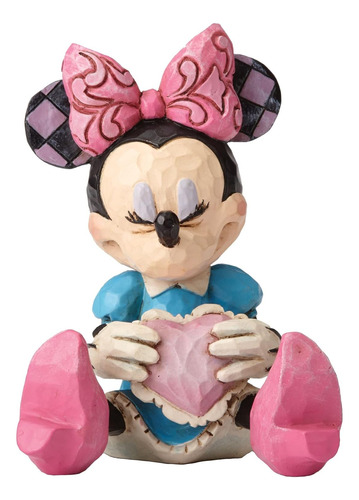 Tradiciones De Disney Por Jim Shore Minnie Mouse Miniat...